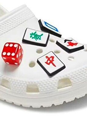 [NEW] CROCS JIBBITZ 5-PACK TRENDY SHOE CHARMS | JIBBITZ FOR CROCS, MAHJONG